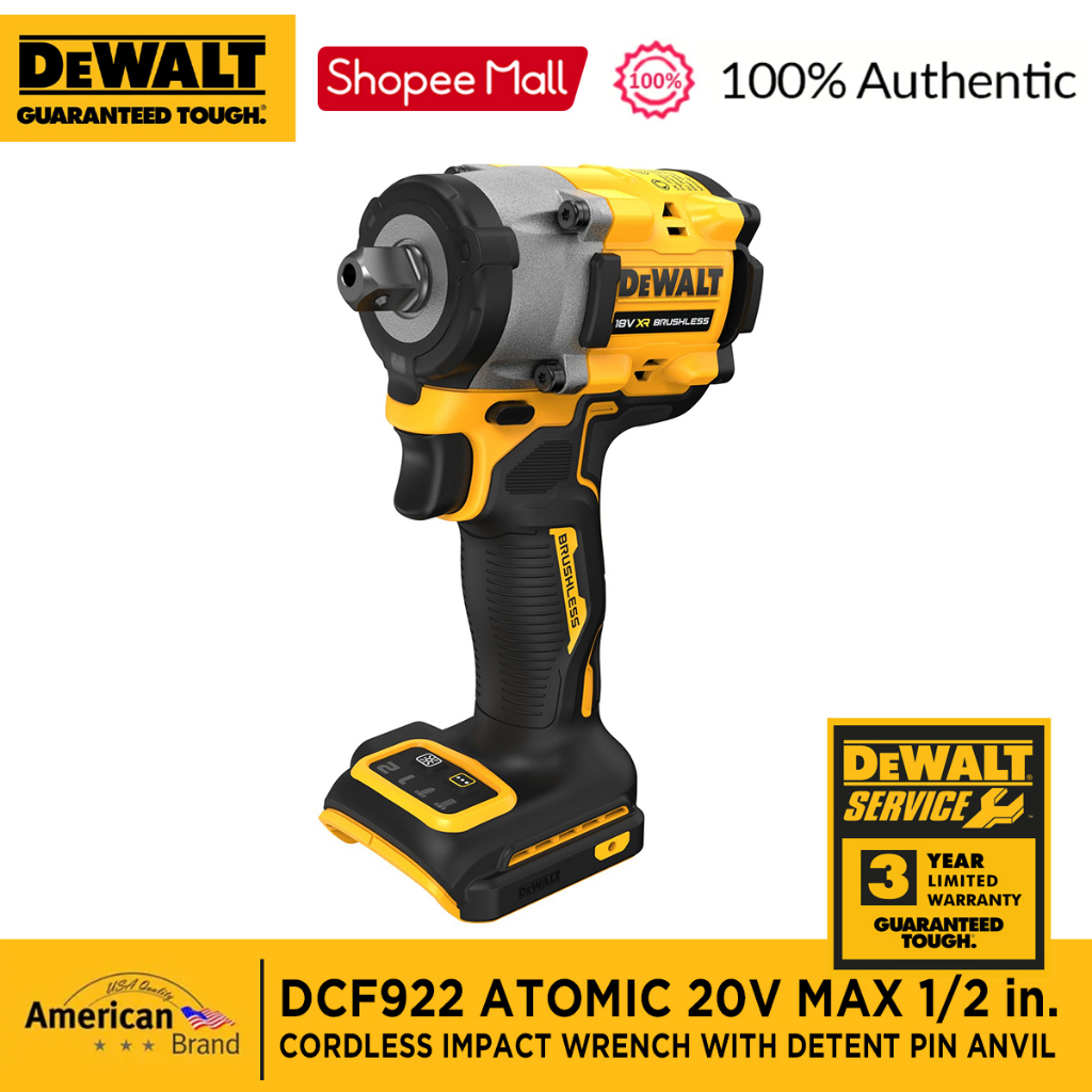 DeWalt DCF922N Cordless Brushless 1/2