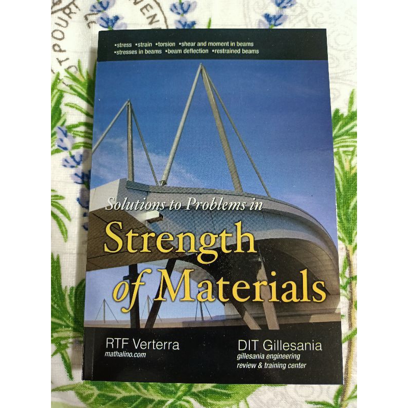 Solution to Problems in Strength of Materials By Gillesania Shopee