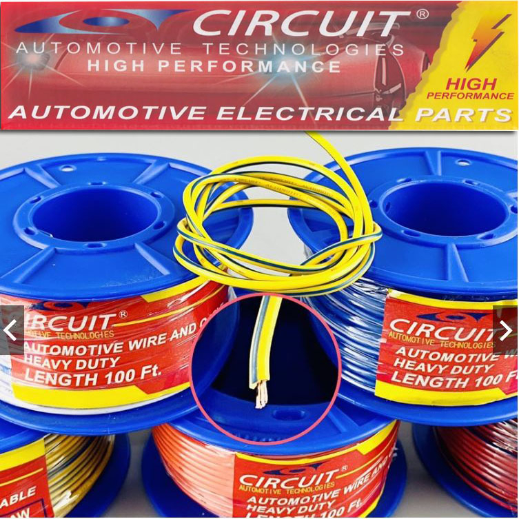 AUTO WIRE CIRCUIT AUTO WIRE GAUGE 14/16/18 100FT LONG HEAVY DUTY