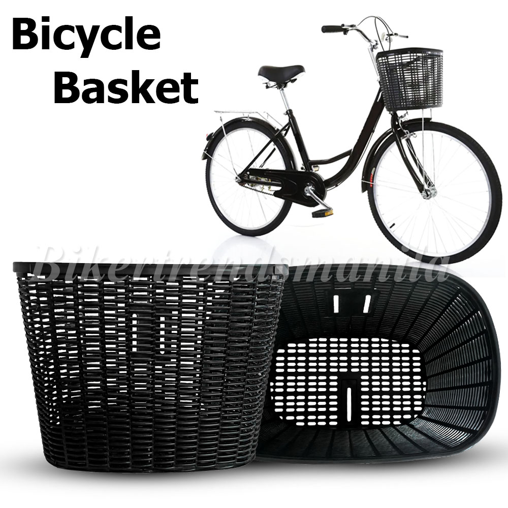 Plastic Bike Basket Large Capacity Durable Bicycle Accessories Student