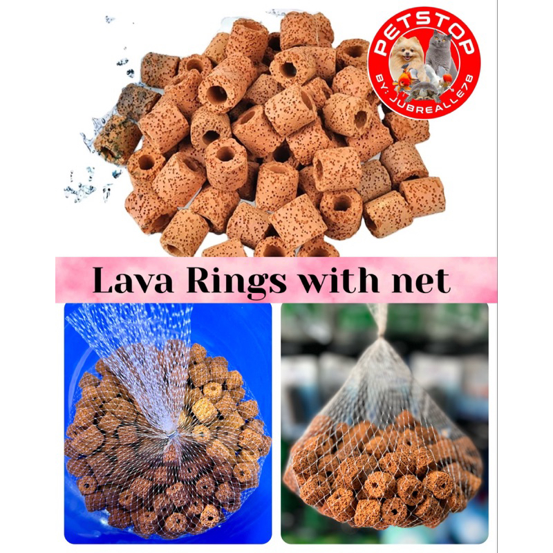 Lava Ring | Lava Rings Filter Media for Aquarium [250g][500g][1kg ...