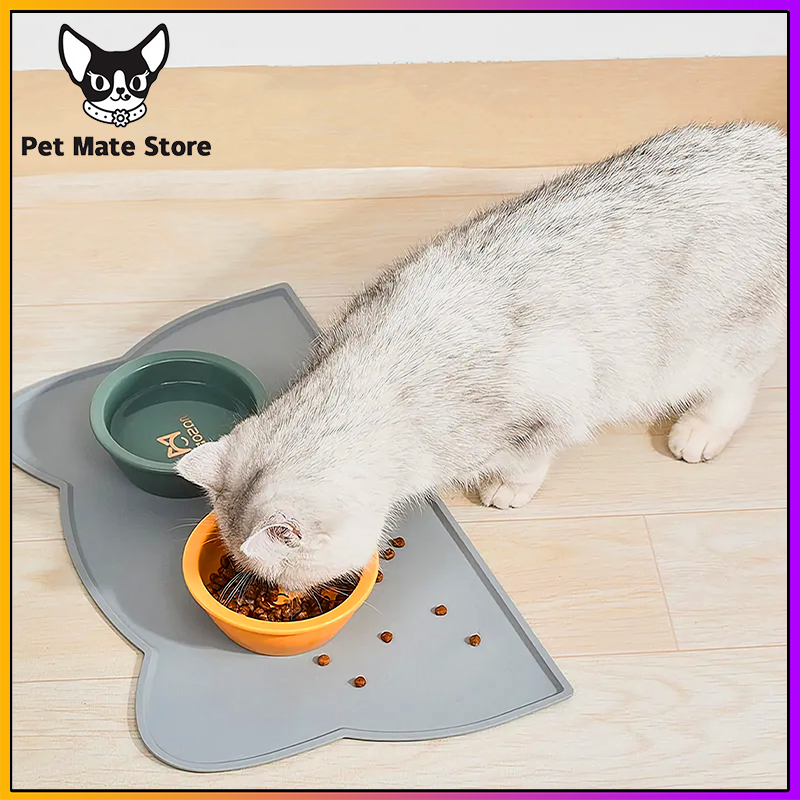 Pet Non Slip Silicon Mat Dog Bowl Mat Cat Bowl Mat Pet Bowl Mat Dog