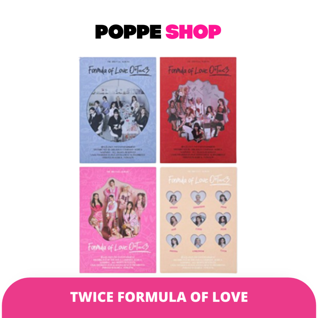 [ONHAND] TWICE 3RD FULL ALBUM - FORMULA OF LOVE | Shopee Philippines