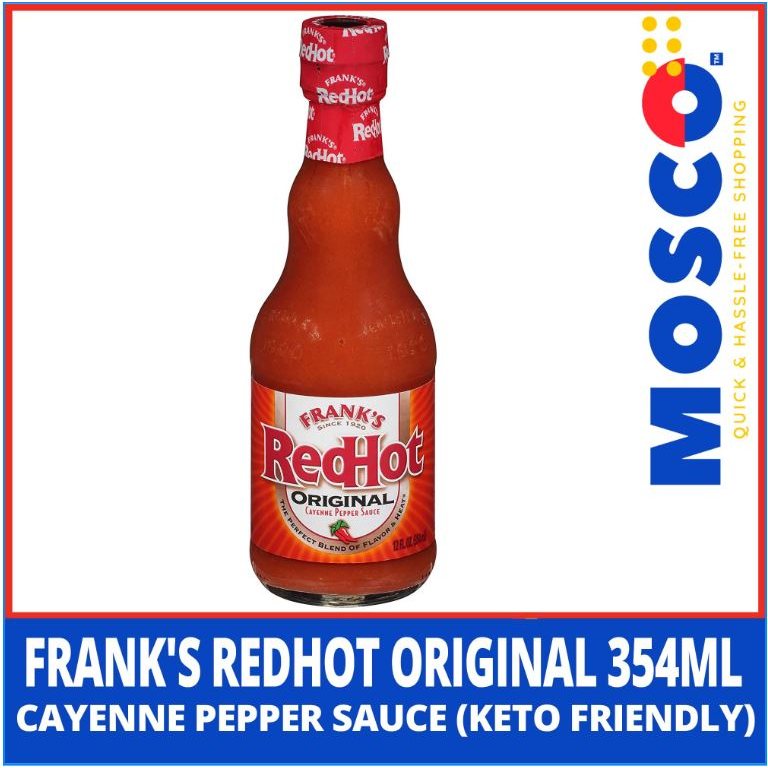Frank's RedHot Original Cayenne Pepper Sauce (Keto Friendly), 12 fl oz