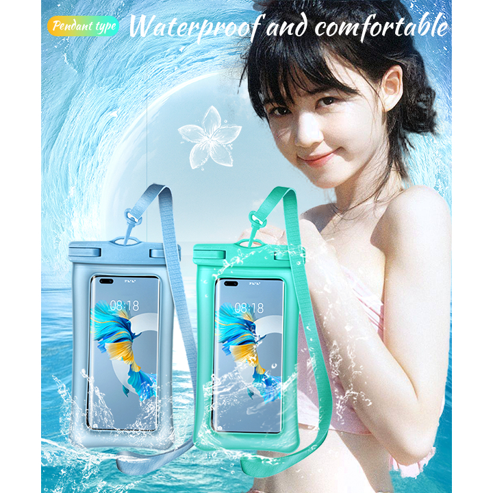 Waterproof Phone Pouch/Case Floating Waterproof Cell Phone Pouch Universal TPU Clear Waterproof
