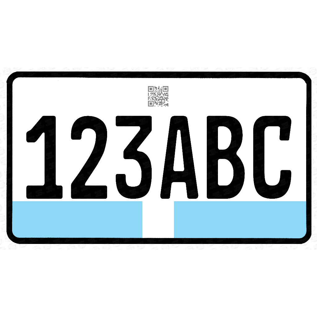 Region 11 Temporary Plate size 9.2 inches x 5.2 inches Shopee