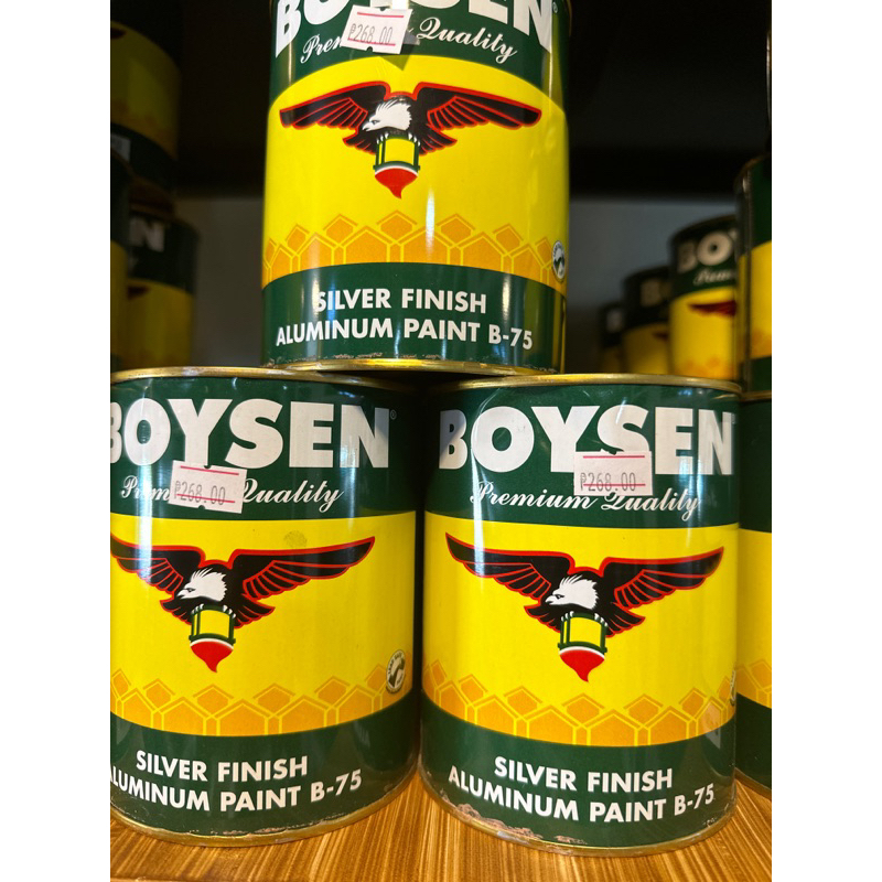 Boysen Silver Finish Aluminum Paint B-75 1 Liter | Shopee Philippines