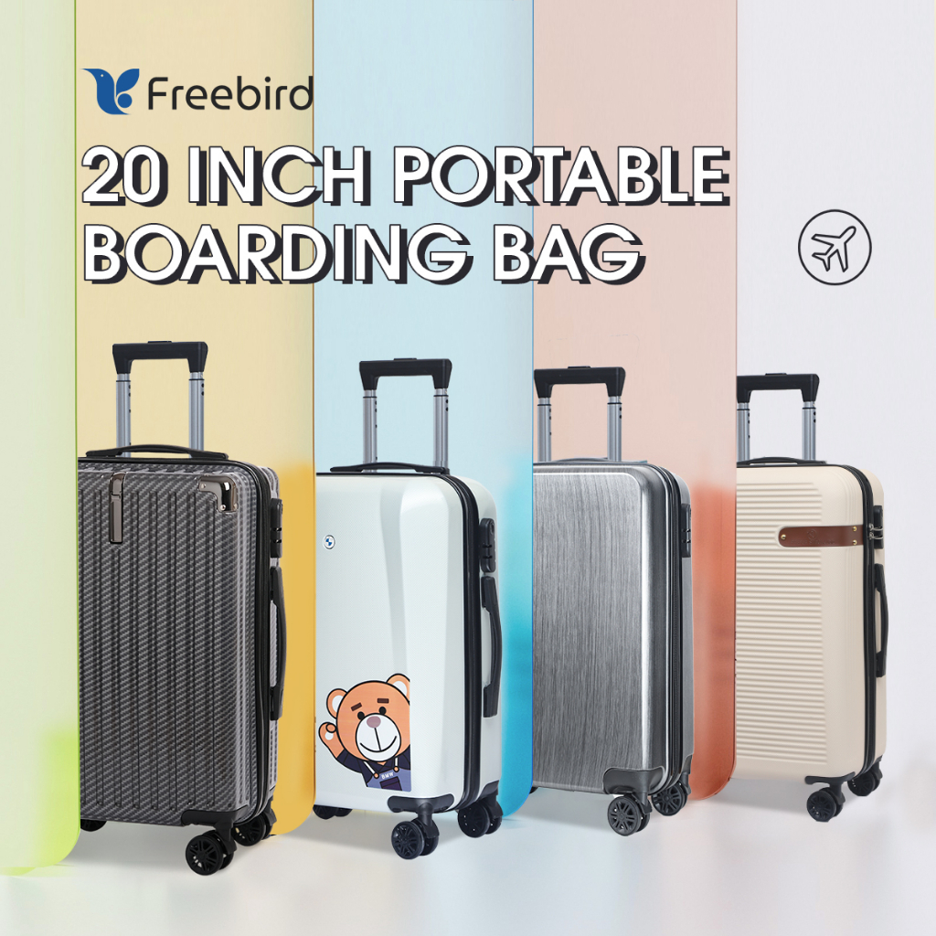 Freebird 20 inch travel suitcase portable boarding ultra-light durable ...