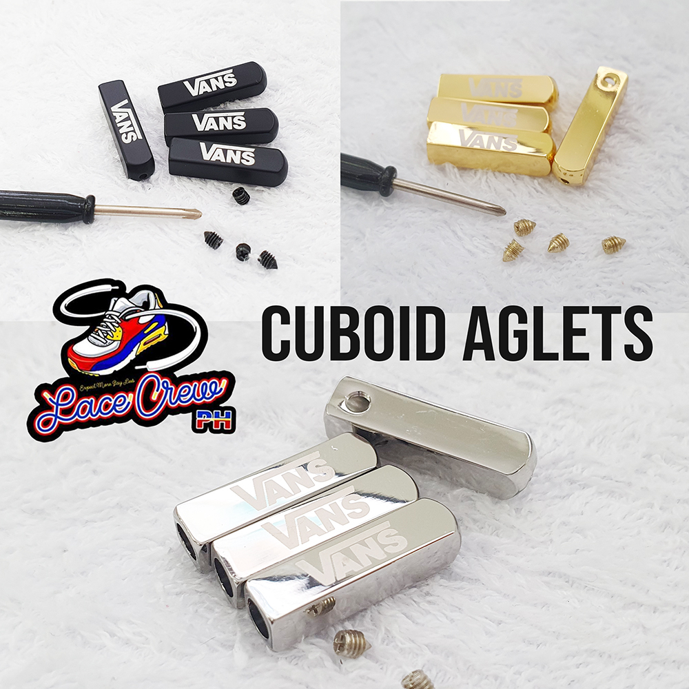 Lace Crew Ph Vans Rectangular Prism Cuboid Aglets 4pcs/set Replacement