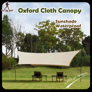 Outdoor canopy Awning Waterproof Tarp Canopy Hammock Tent Tarpaulin shade Anti UV Camping canopy