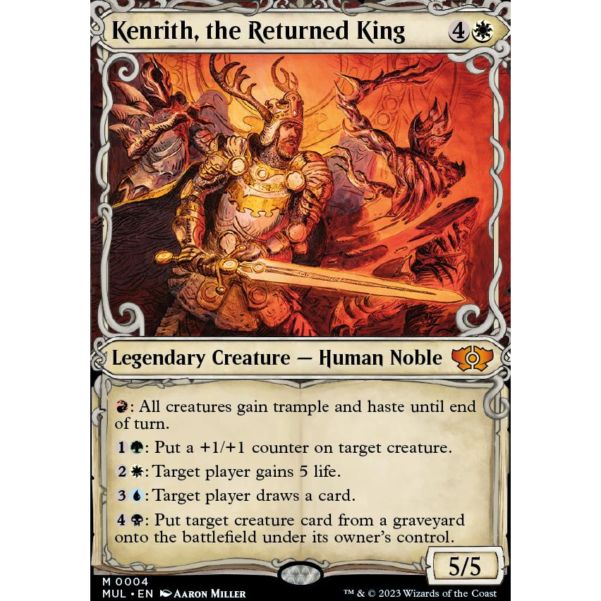 Kenrith, the Returned King - MUL - Mythic - MTG Cards (WotC) | Shopee ...
