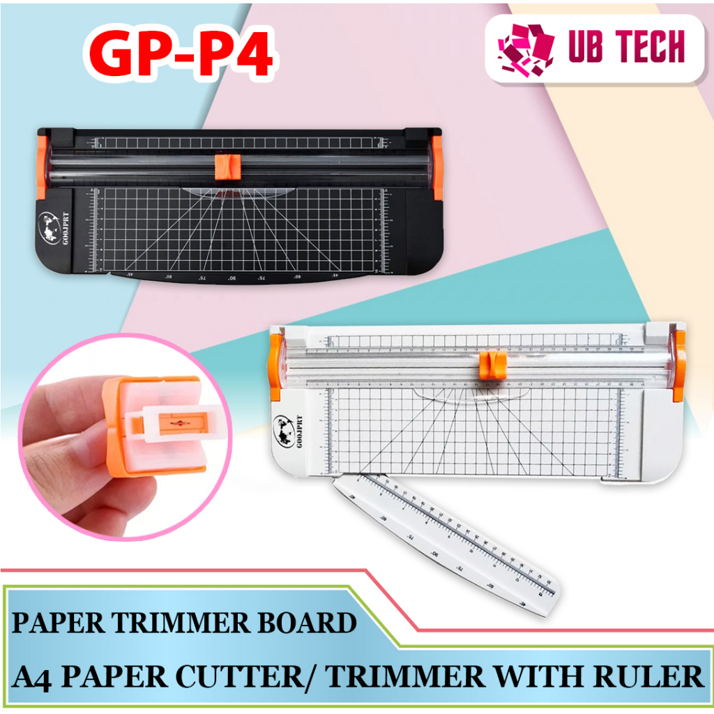 GOOJPRT GP-L4 A4 Portable Paper Cutter / Trimmer ( High Quality Plastic ...