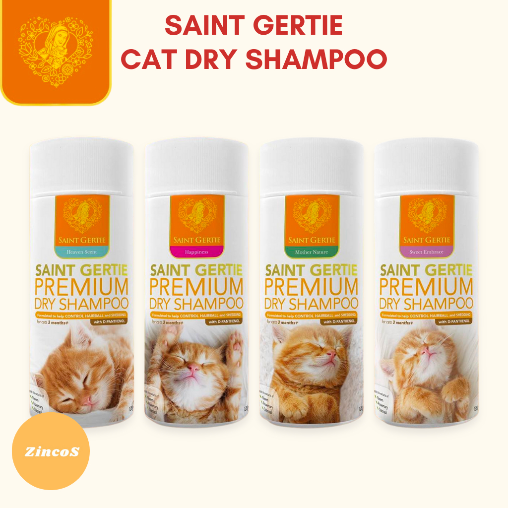 St. Gertie Premium Cat DRY Shampoo 128g Shopee Philippines