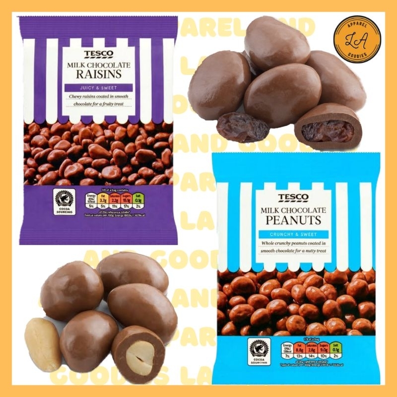Tesco Chocolate Raisins and Peanuts 200g Shopee Philippines