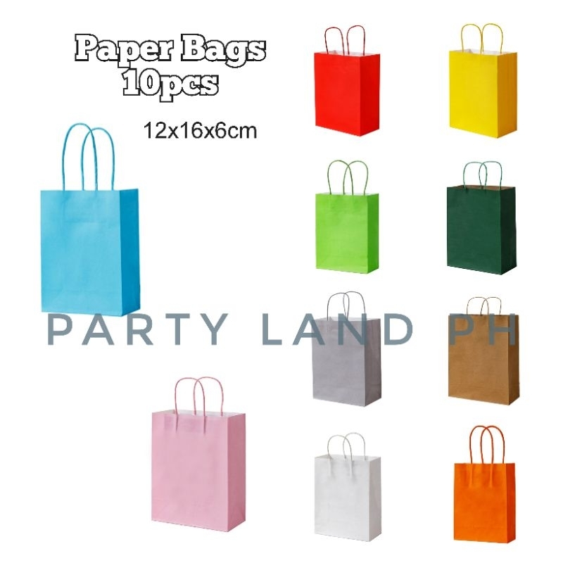 100 Brown Paper Bags, Kraft Paper Bag, Small Paper Gift Bag, Photo Bags,  Party Favor Bag, 5x7 Inches 