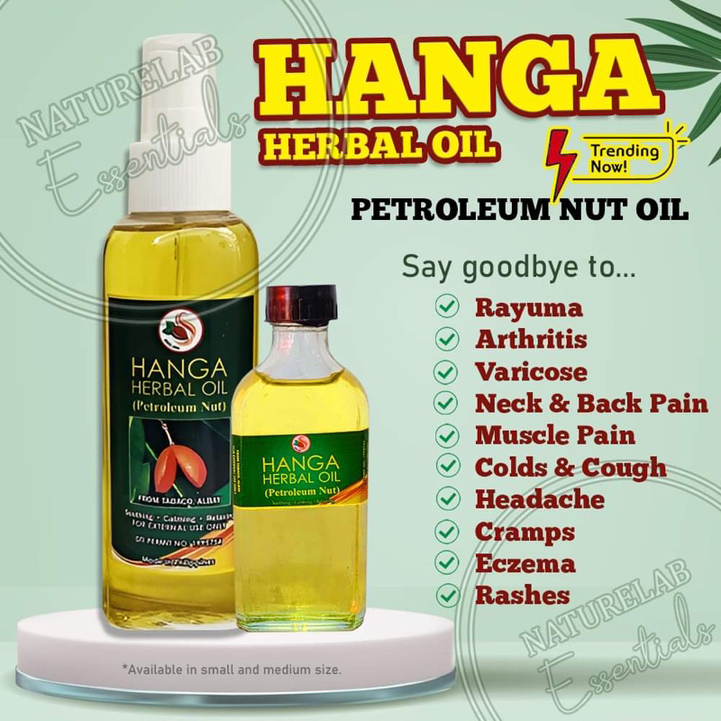 NatureLab Hanga Petroleum Nut Herbal Oil Rayuma Arthritis Headache