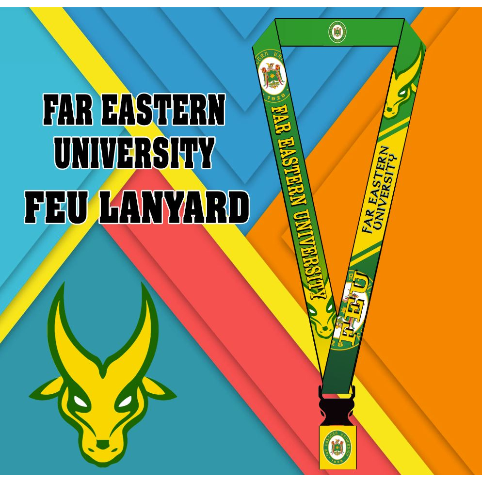 Far Eastern University FEU ID Lace Lanyard ID Sling ID Holder | Shopee ...