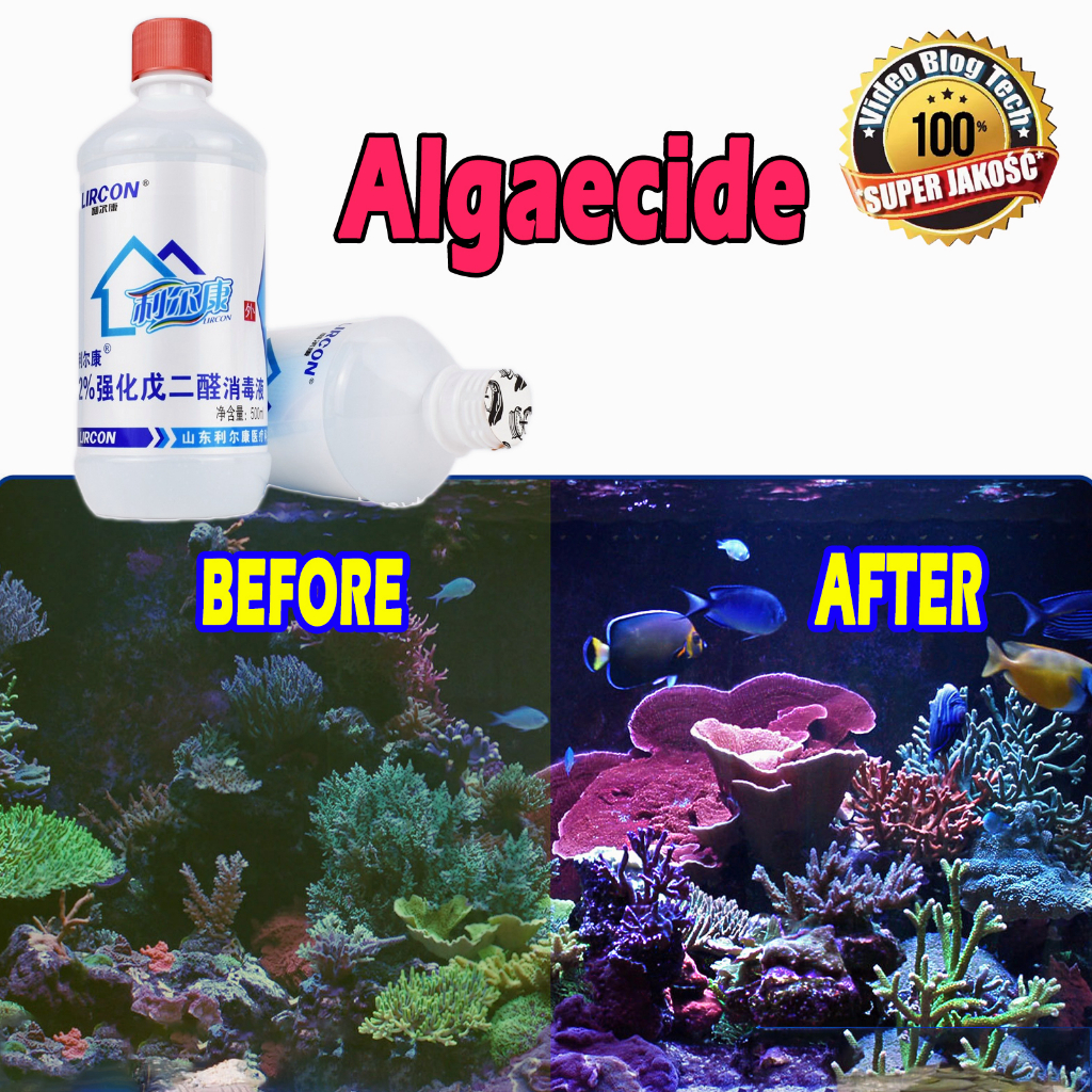 500ML Algaecide Aquarium Cleaner Algae Control Fish Tank Moss Remover