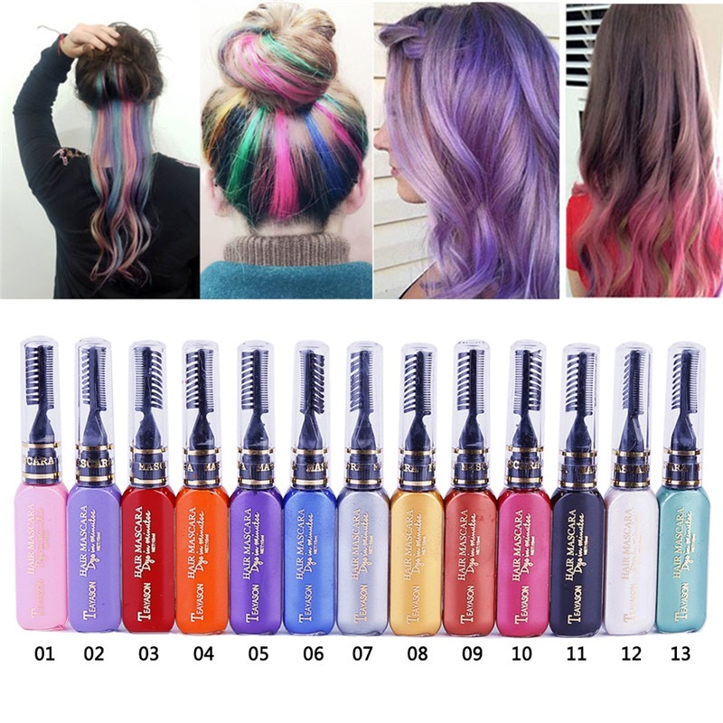 TEAYASON One-off Hair Color Dye Temporary Non-toxic DIY Hair Color hair ...
