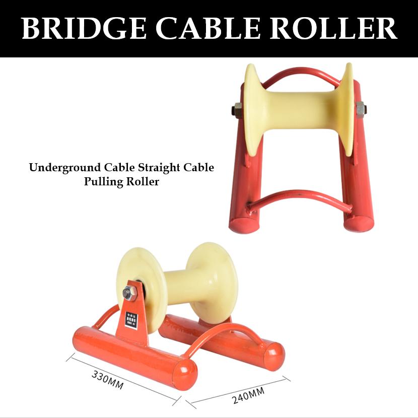 RTK Bridge Cable Guide Roller Nylon Bridge Under Ground Cable Straight ...