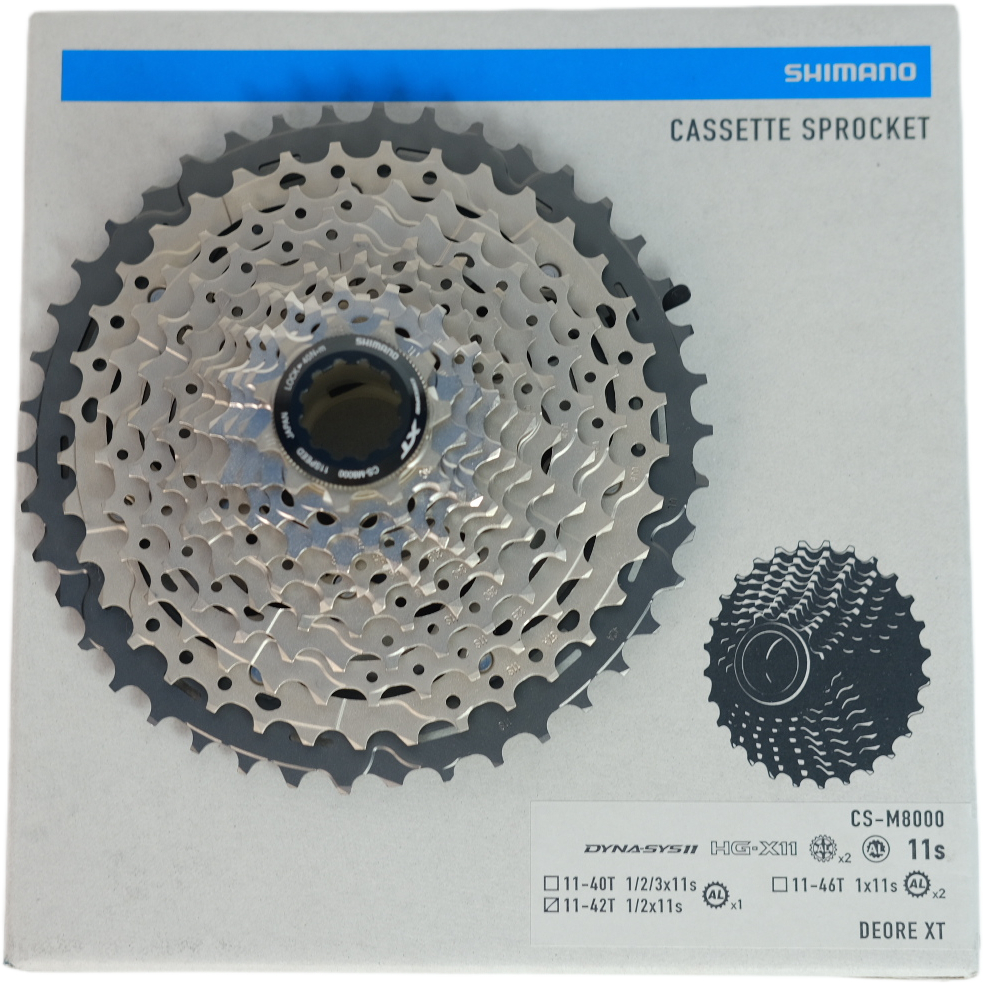 SHIMANO Deore XT Cog's CS-M8000 11-Spd 11-46/42T | Shopee Philippines