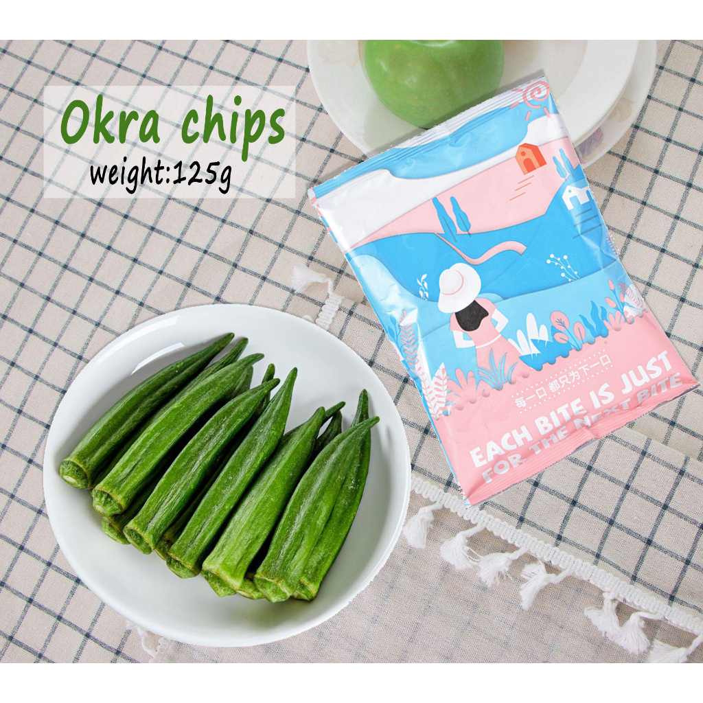 【SUPER SALE】 Okra Chips snack vegetable chips Shopee Philippines