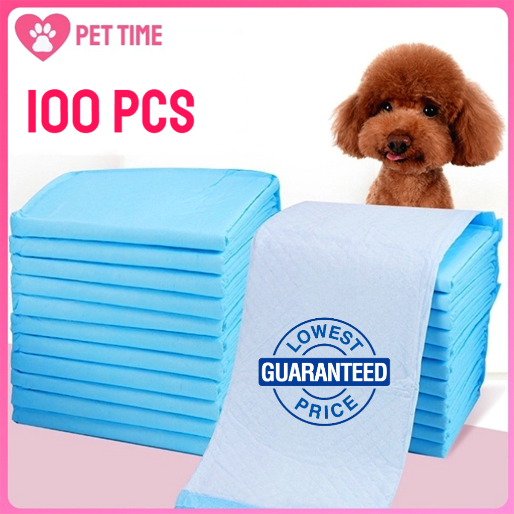 100PCS /50pc/40pcs Pet pee Pad S/M/L Dog Pee Training Pad Cat Pee Pad