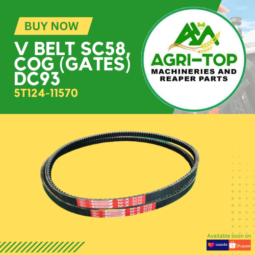 V BELT SC58, COG (GATES) DC93 Shopee Philippines
