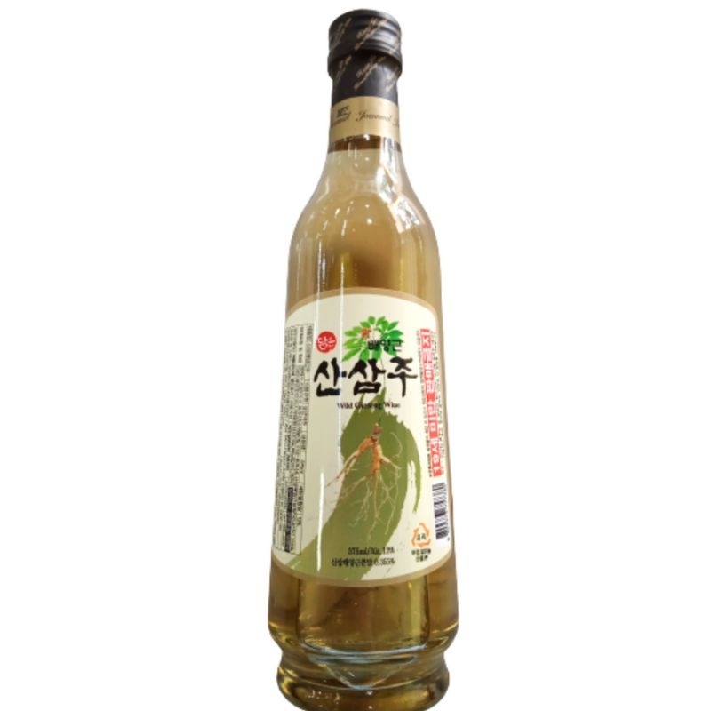 Wild Ginseng Wine 산삼 주 375ml (Korean Joennal Traditional Wild Ginseng Wine) Shopee Philippines