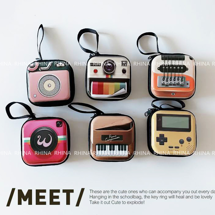 Rhian women's camera style bag Square Coin Purse Storage Mini Bag