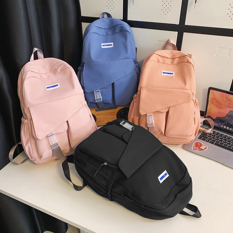 AW Korean Style Backpack School Bag Fashion Unisex Backpack Shopee