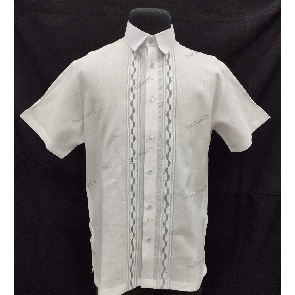 Polo barong white sale