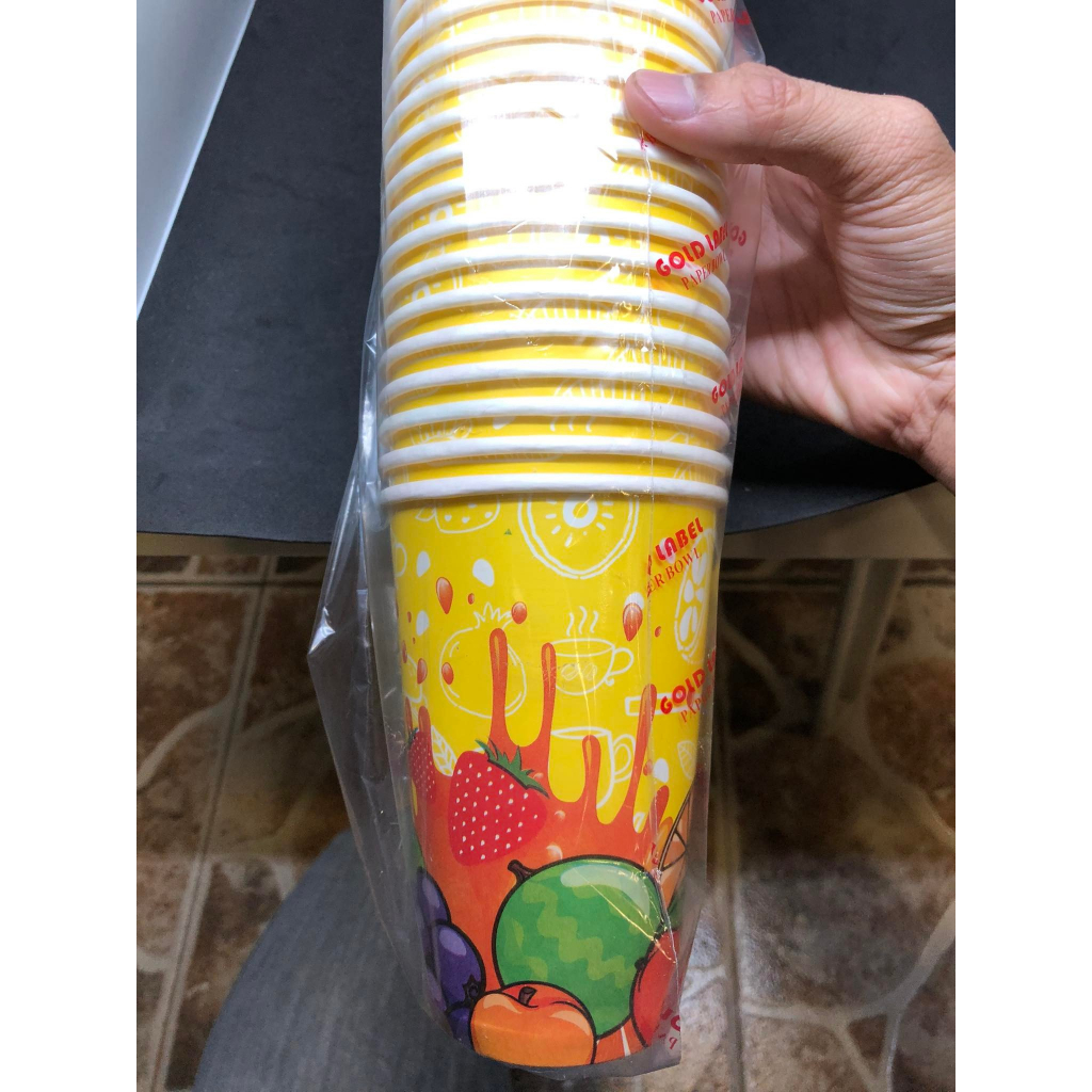16oz PAPERCUP || PRINTED || 50 PCS || DISPOSABLE CUPS || ASSORTED ...
