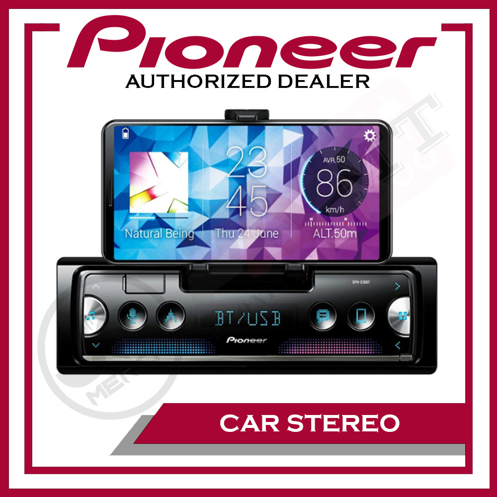 Pioneer (SPH-C10BT) SINGLE DIN 2x7" Car Stereo Smartphone Receiver with ...