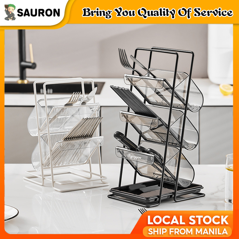 3layer Multi Functional Spoon Cage For Kitchen Simple Draining ...