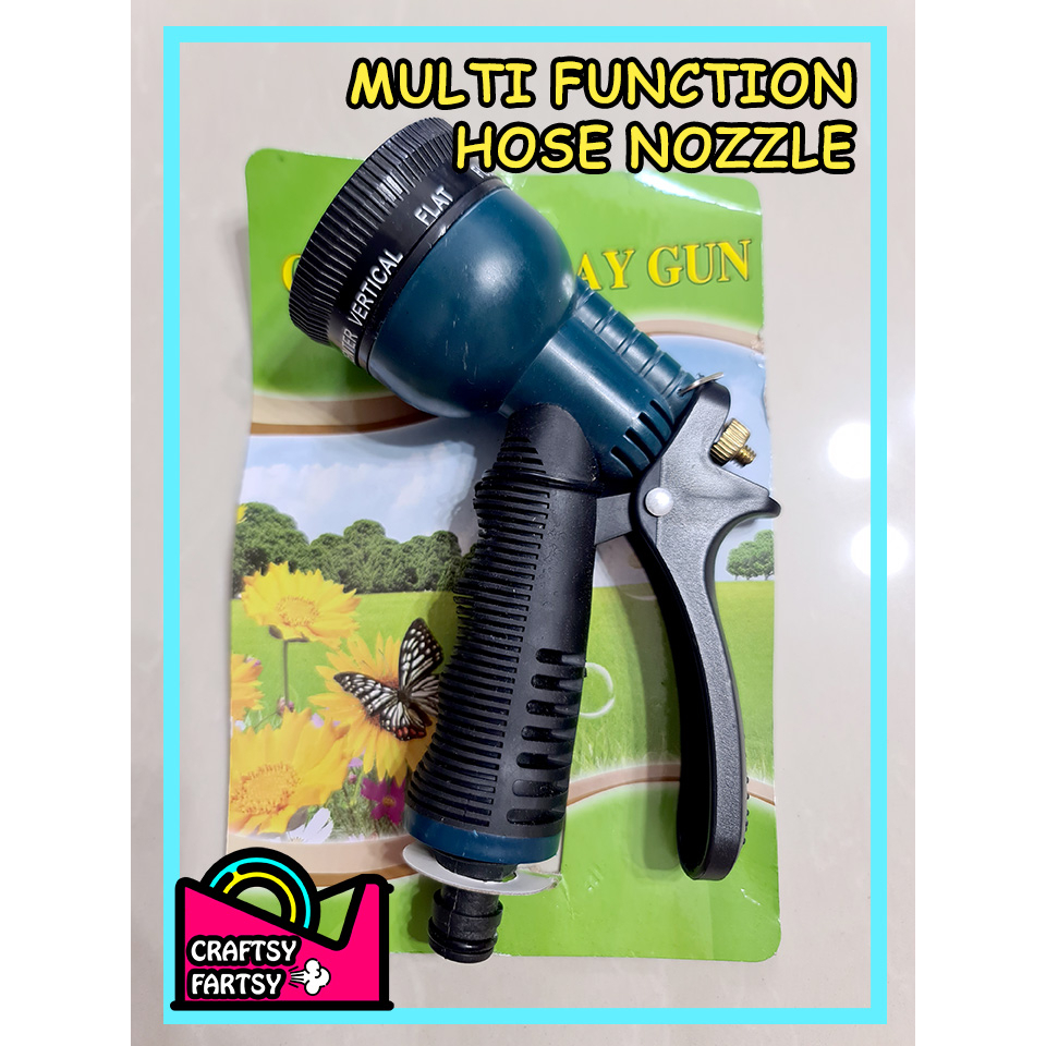 Multi Function Hose Nozzle Plastic Trigger Nozzle 7 Pattern Way Water