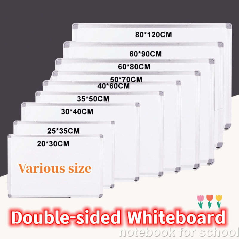 Doublesided Aluminum Whiteboard Multiple Size White Board