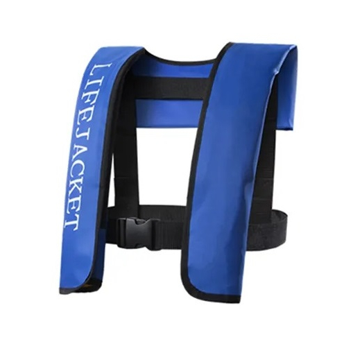 150N Automatic Inflatable Life Jacket w/ Integrated Safety Harness Life