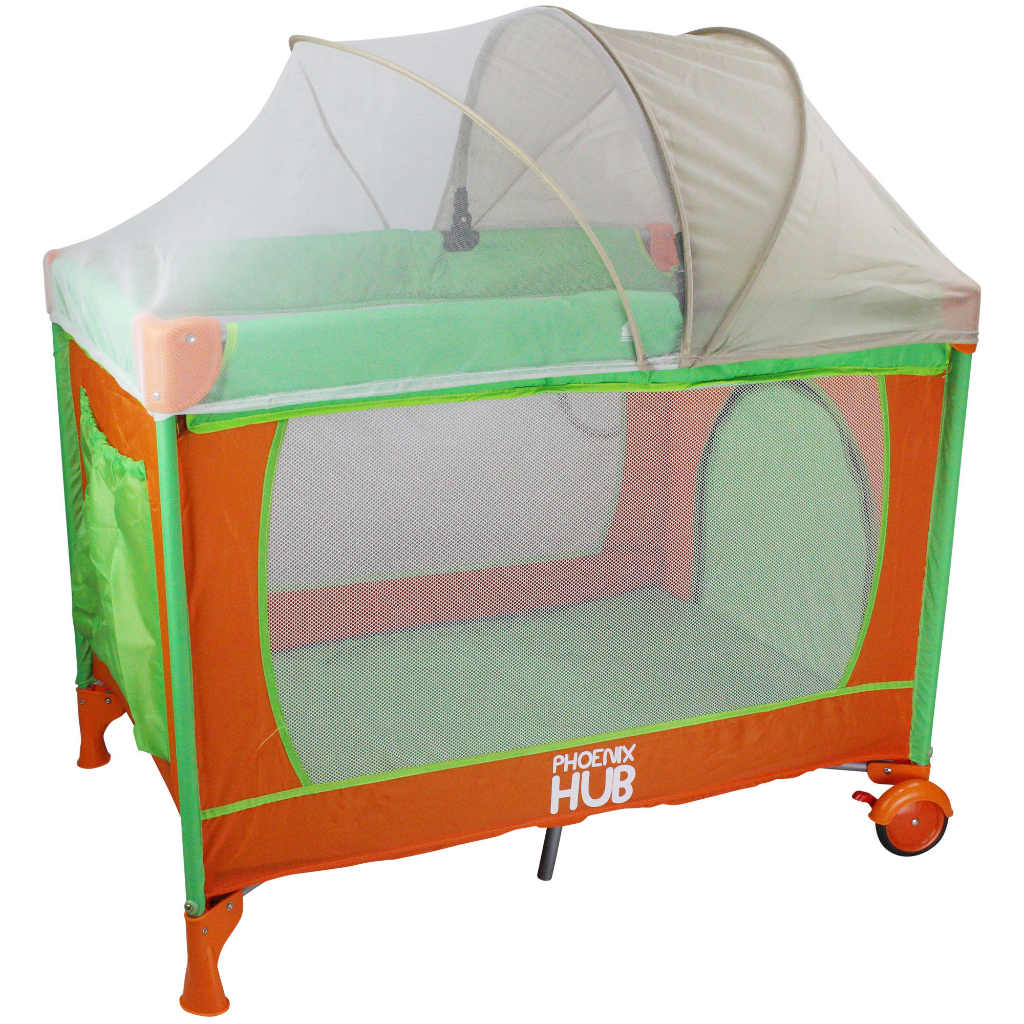 BBA Baby Crib Nursery Playpen Portable Canopy and Free Mosquito Net