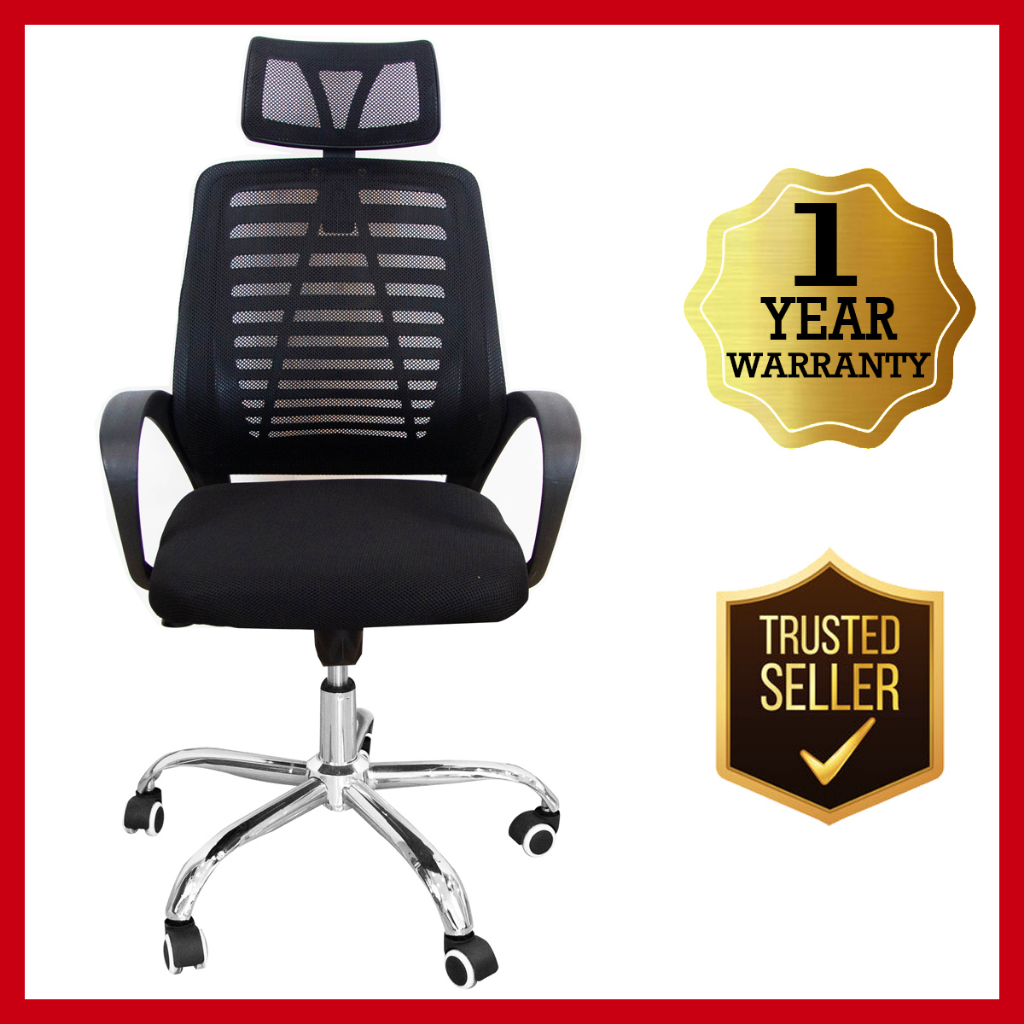 Deluxe-43 High Back Mesh Office Chair | Shopee Philippines