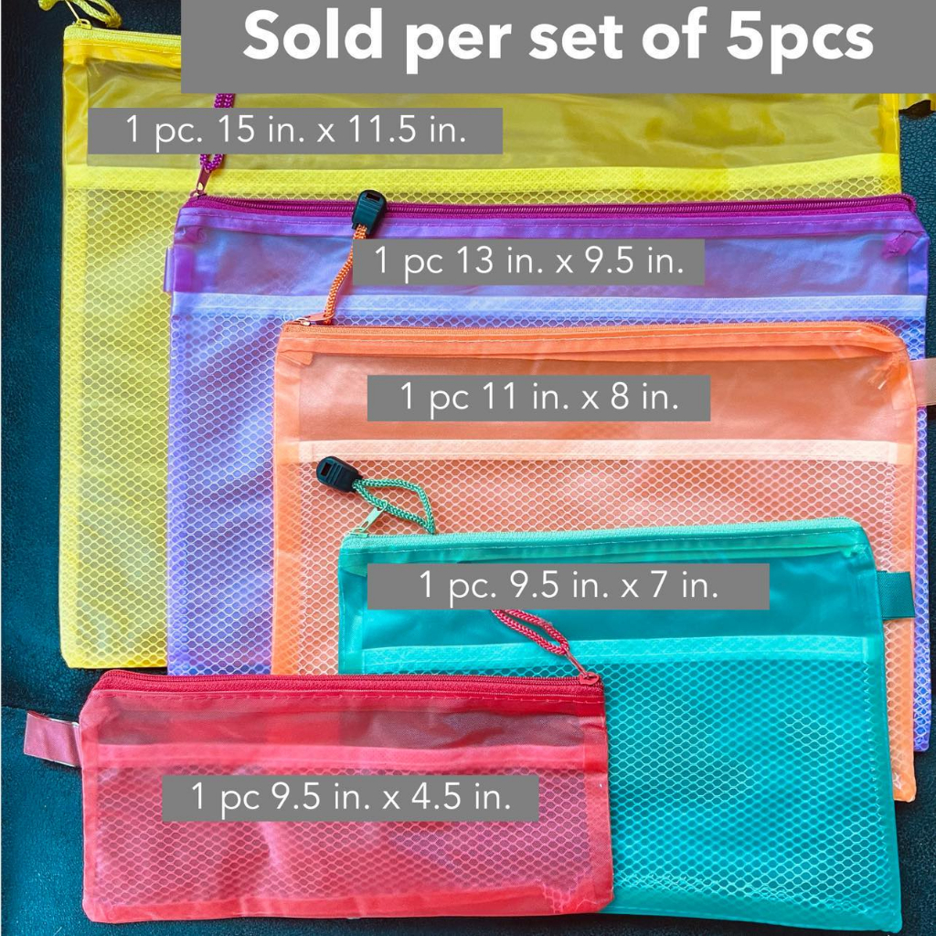 Plastic Envelopes Zipper Envelope Document Storage Pouch Organizer