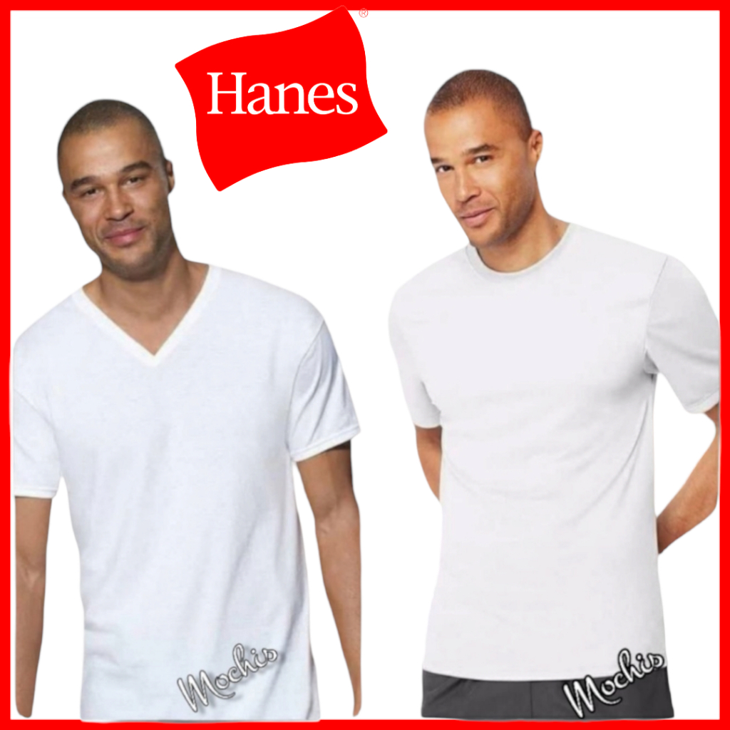 Hanes Womens Originals Long Sleeve Cotton V-Neck T-Shirt