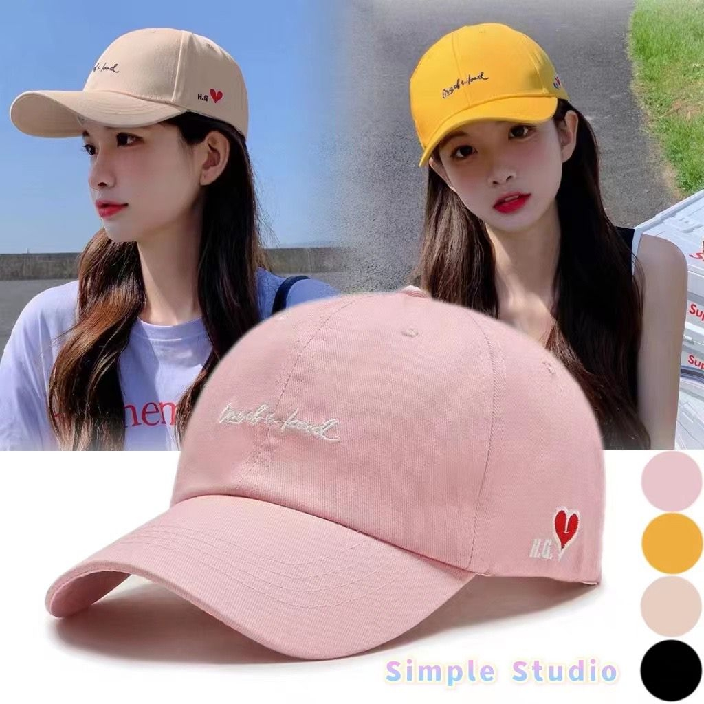 Korean Adjustable Cap Fashion Style Cute Cap Couple Cap Unisex | Shopee ...