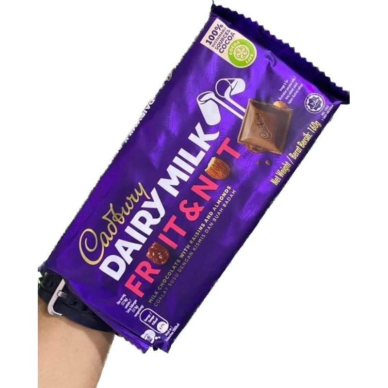 Cadbury Dairy Milk Chocolate Roast Almond Fruit n Nut Hazelnut Shopee