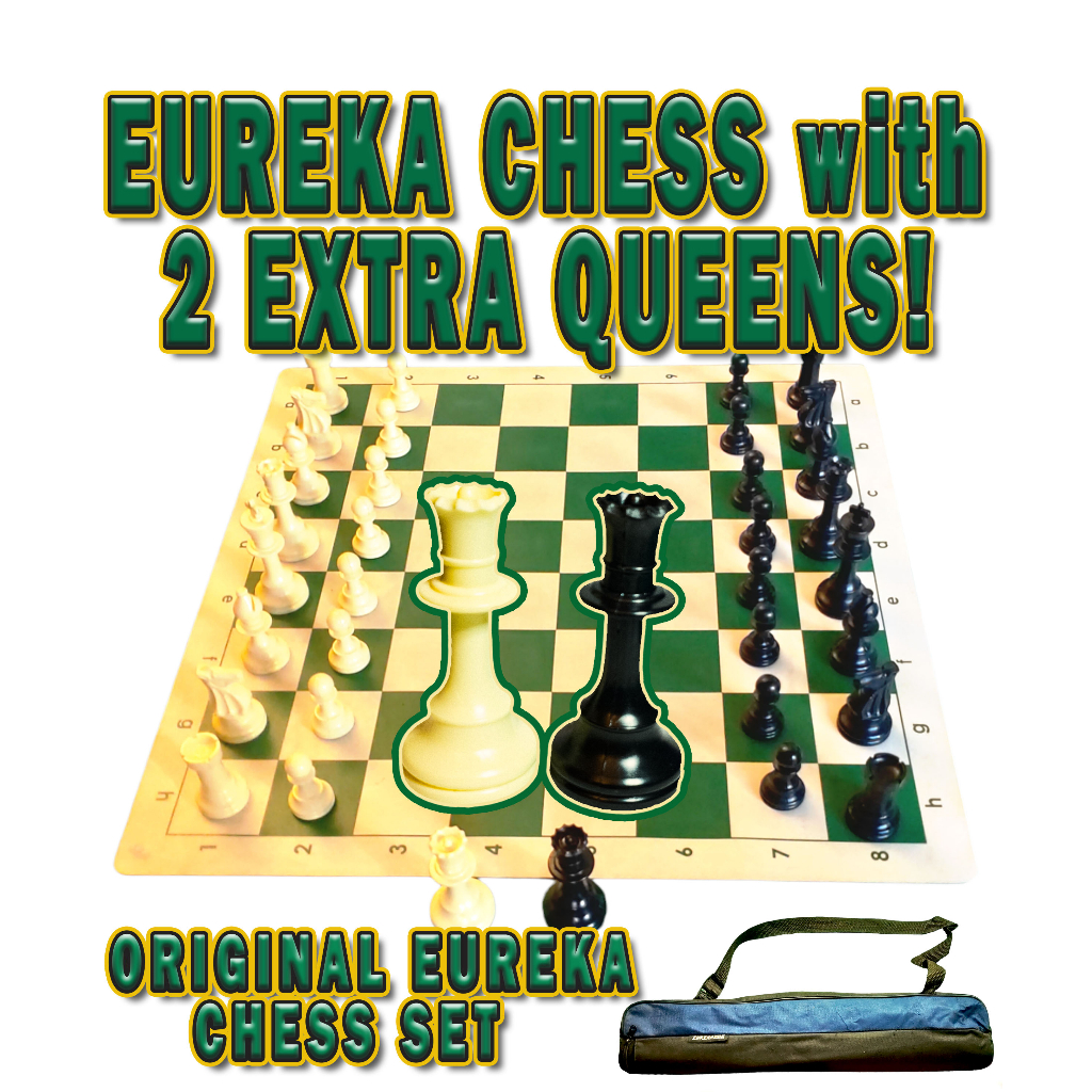 Eureka Chess Set Deluxe ORIGINAL TOURNAMENT size 20x20in! MOUSEPAD