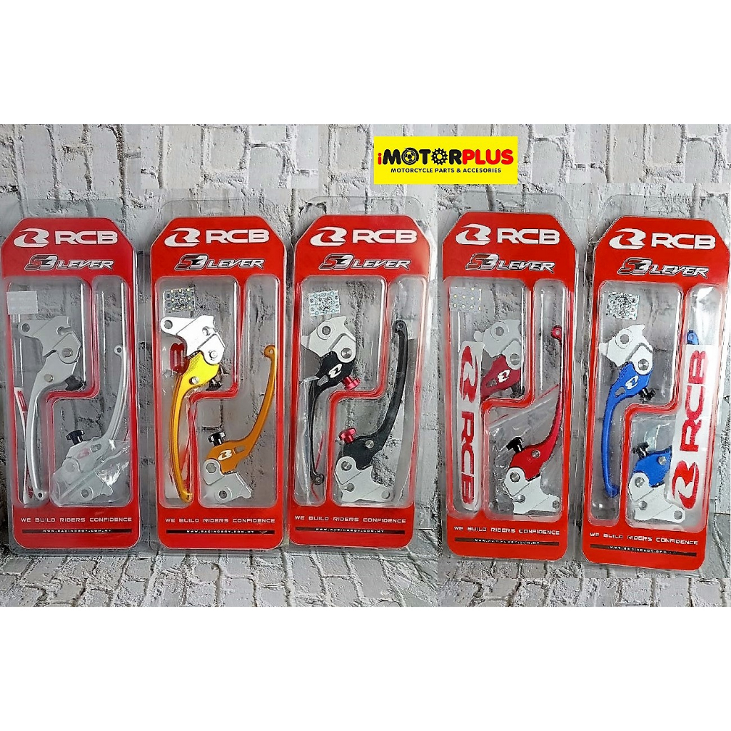 RCB BRAKE LEVER SET S3 EGO ADVANTIZ/MIO i125 w/ STOPPER Shopee