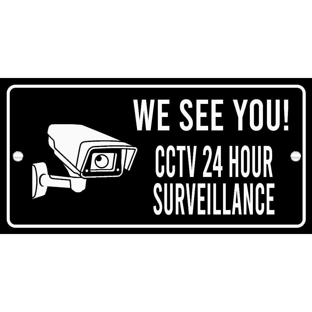 FREE LAYOUT WARNING SIGNS ACRYLIC SIGNAGE 9x4 INCHES WITH SCREWS ...