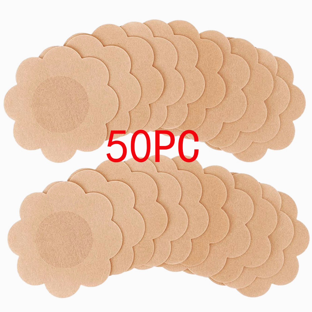 50PC!Disposable Nipple Covers Breast Petals Nipple Sticker Pasties
