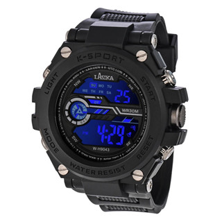 Original LASIKA LED Sports 100 waterproof Digital watch W H9043