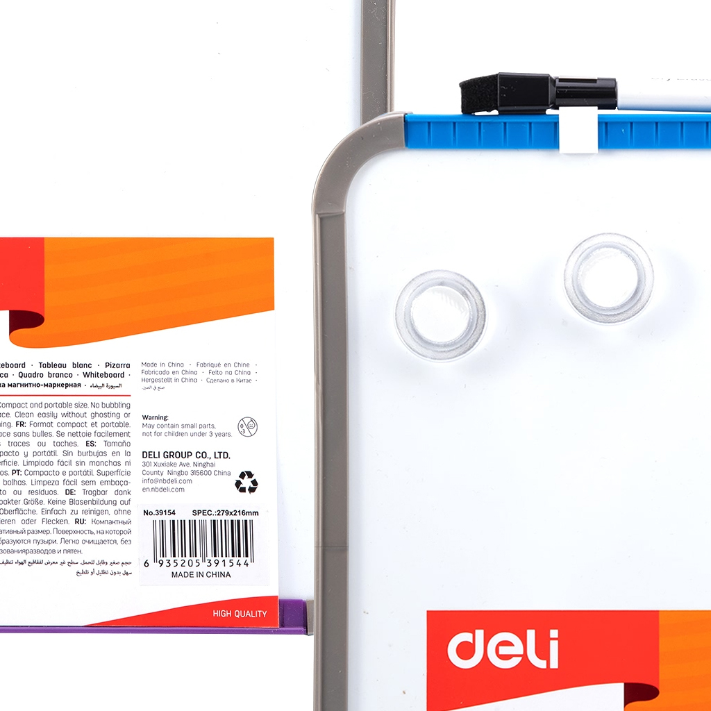 Deli 39154 Whiteboard 276x216mm Round Edge (1PC) Shopee Philippines